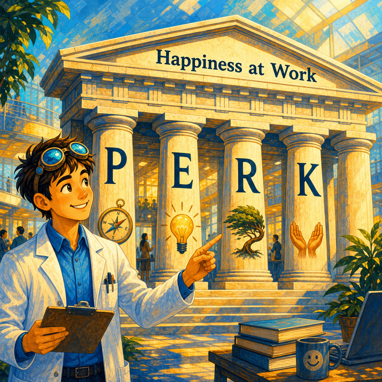 Thumbnail for The Four Pillars of Happiness at Work Spell PERK